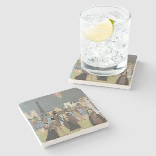 Porta-copo De Pedra Paris vitoriana