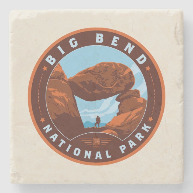 Porta-copo De Pedra Parque Nacional Big Bend (Frente)