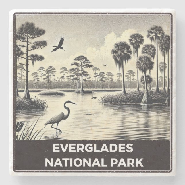 Porta-copo De Pedra Parque Nacional Everglades (Frente)