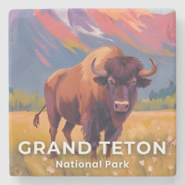 Porta-copo De Pedra Parque Nacional Grand Teton | Arte de Viagem de Bi
