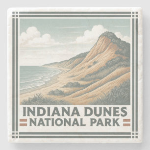Porta-copo De Pedra Parque Nacional Indiana Dunes