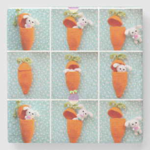 Porta-copo De Pedra Páscoa da Porta copos do Marble Stone