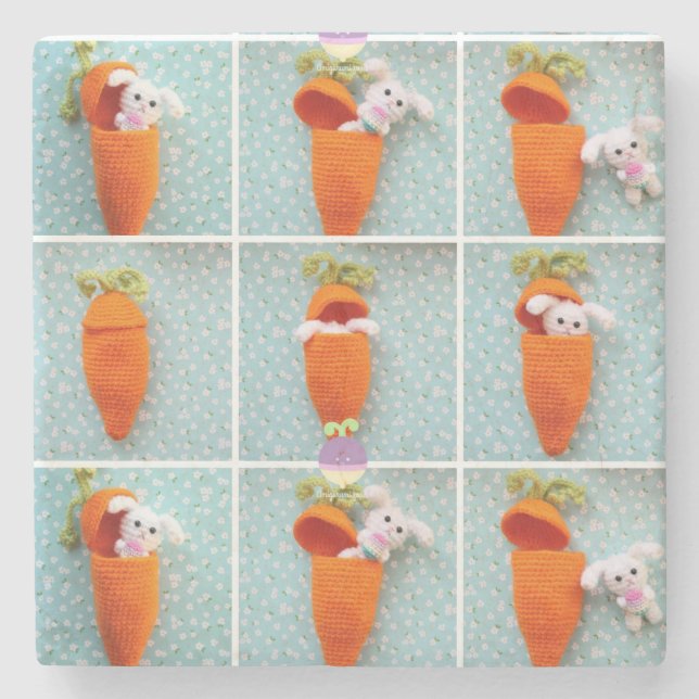 Porta-copo De Pedra Páscoa da Porta copos do Marble Stone (Frente)