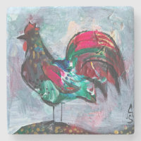 Pássaro acrílico de pintura decorativa