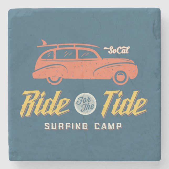 Porta-copo De Pedra Passeio de Socal para a maré (Frente)