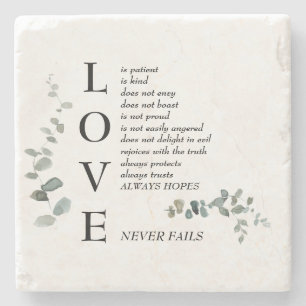 Porta-copo De Pedra Pasta de Definição de Escritura de Amor