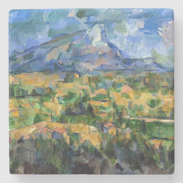 Porta-copo De Pedra Paul Cezanne - Mont Sainte-Victoire (Frente)
