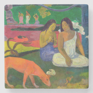 Porta-copo De Pedra Paul Gauguin   Arearea (o cão vermelho), 1892