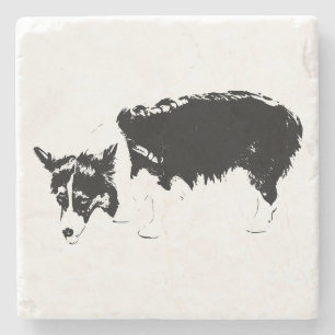 Porta-copo De Pedra Pausar Teste de Gosto