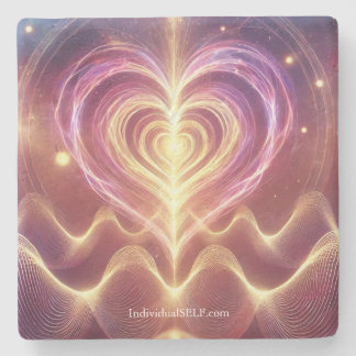 Porta-copo De Pedra Pedra de Coração de Perdão Coaster