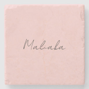 Porta-copo De Pedra Pedra de Nome Personalizado com Estilo de Letra El