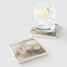 Pedra para Copo 'Caminhar pela Fé'