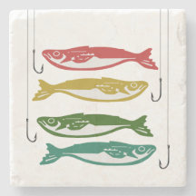 Peixe Colorido com Ganchos de Peixe