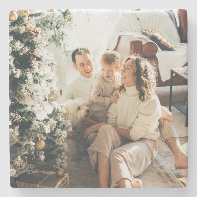 Porta-copo De Pedra Personalizado Adicionar a Imagem Favorita (Frente)