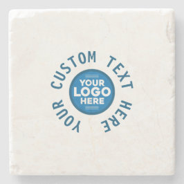 Porta-copo De Pedra Personalizável com seu texto ou logotipo aqui