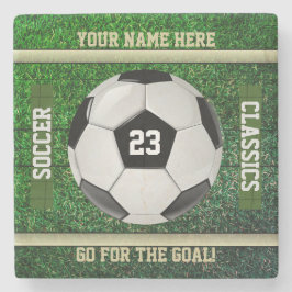 Porta-copo De Pedra Personalize seu nome e número