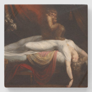 Porta-copo De Pedra Pesadelo de Henry Fuseli Gothic Macabre Dark Art