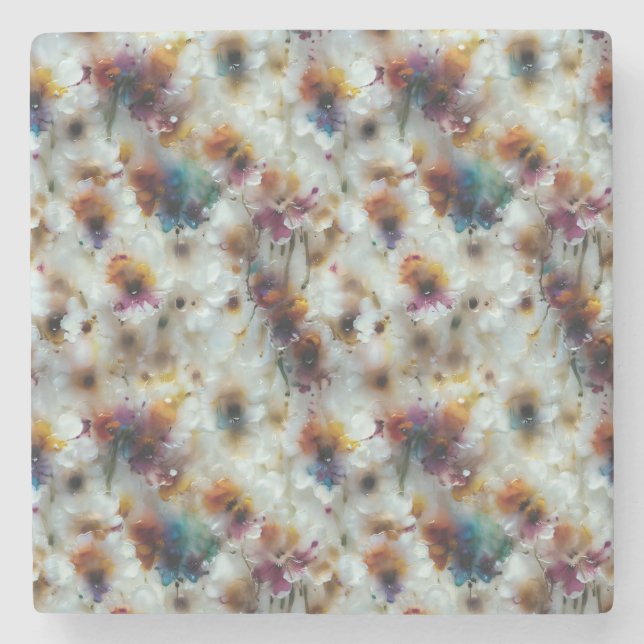 Porta-copo De Pedra Petal de cera (Frente)