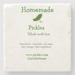 Porta-copo De Pedra Picles feitos em casa com amor adicionar texto sit