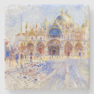 Porta-copo De Pedra Pierre-Auguste Renoir - Veneza, Praça de São Marco