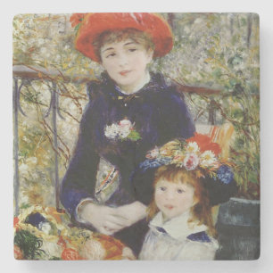Porta-copo De Pedra Pierre um Renoir   duas irmãs, ou no terraço