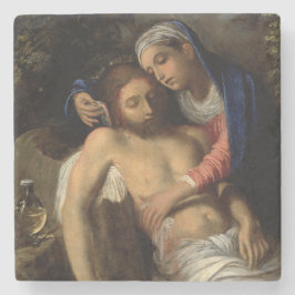 Porta-copo De Pedra Pietà (Maria e Jesus) (por Adam Elsheimer)