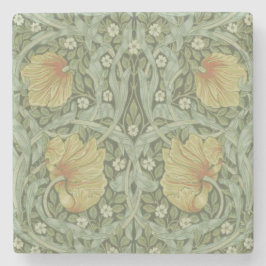 Porta-copo De Pedra Pimpernel Pattern (por William Morris)