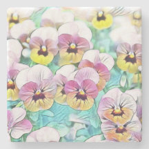 Pintura aquosa de pincéis cor-de-rosa, amarelo, br