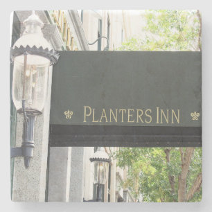 Porta-copo De Pedra Planters Inn Charleston, SC. Porta copos Marble St