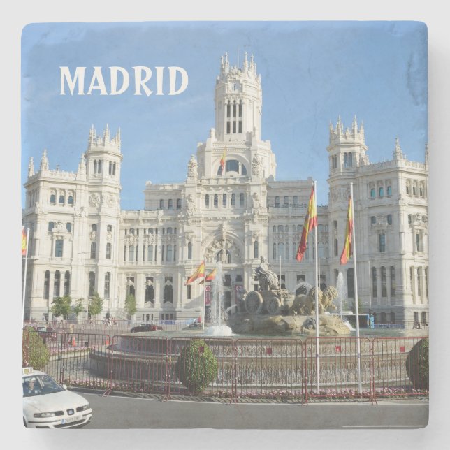 Porta-copo De Pedra Plaza de Cibeles, Madrid (Frente)