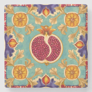 Porta-copo De Pedra Pomegranate Love
