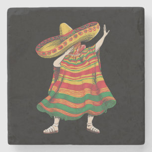 Porta-copo De Pedra Poncho Mexicano Dabbing Cinco De Mayo Festa De Par