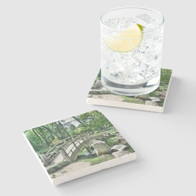 Porta-copo De Pedra Ponte arco japonesa (Lateral)