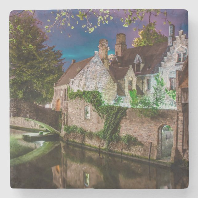 Porta-copo De Pedra Ponte Bonifacius em Bruges (Frente)