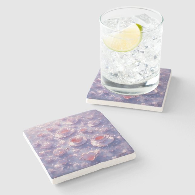 Porta-copo De Pedra Porta copos (Lateral)