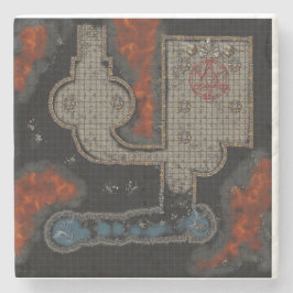 Porta-copo De Pedra Porta copos Azulejo Dungeon: Subterrâneo Cultista