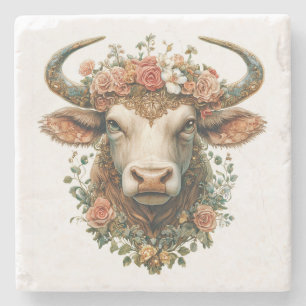 Porta-copo De Pedra Porta copos Bull Stone