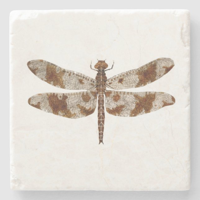 Porta-copo De Pedra Porta copos da libélula (Frente)