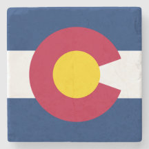 Porta copos da Pedra do Colorado Flag
