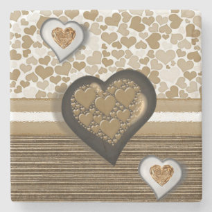 Porta-copo De Pedra Porta copos da pedra do dia de as mães Marble