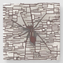 Porta copos de aranha