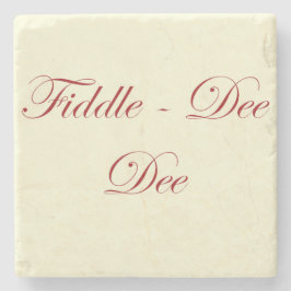 Porta-copo De Pedra Porta copos de citação de GWTW Fiddle dee dee