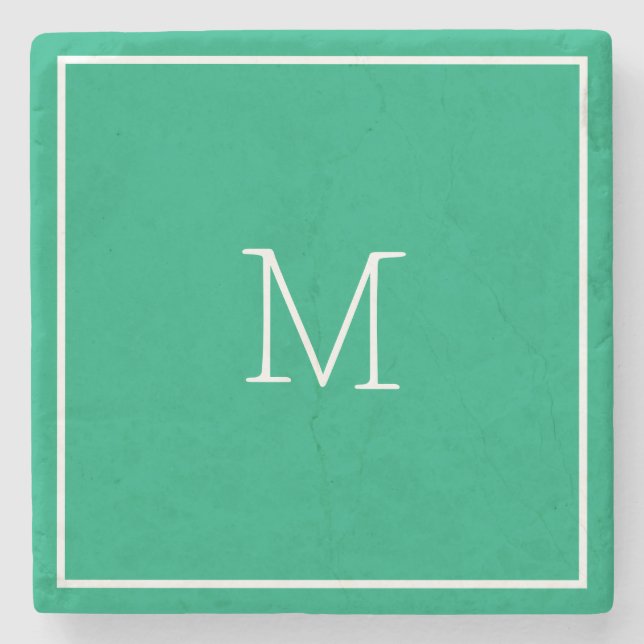 Porta-copo De Pedra Porta copos de Jade Green Sandstone (Frente)