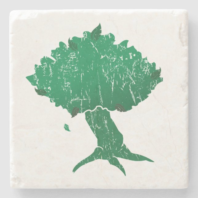 Porta-copo De Pedra Porta copos de mármore de DAoC Hibernia (Frente)