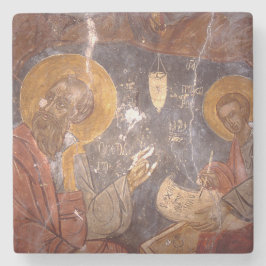 Porta-copo De Pedra Porta copos de Mármore de Pintura Antiga