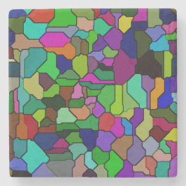 Porta-copo De Pedra Porta copos de mármore do Azulejo de vidro retido