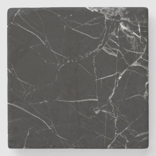 Porta-copo De Pedra Porta copos de mármore preta