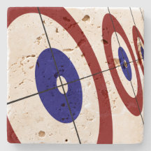 Porta copos de ondulação da pedra dos anéis