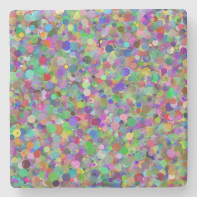 Porta-copo De Pedra Porta copos de Ponto Limestone Aleatório (Frente)