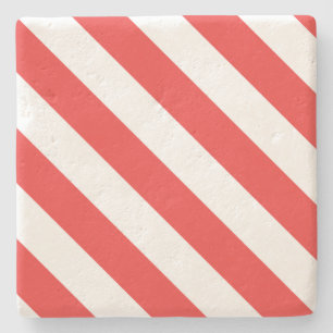 Porta-copo De Pedra Porta copos de Stripes de Natal